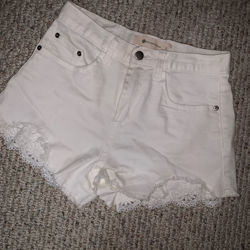 White shorts !!